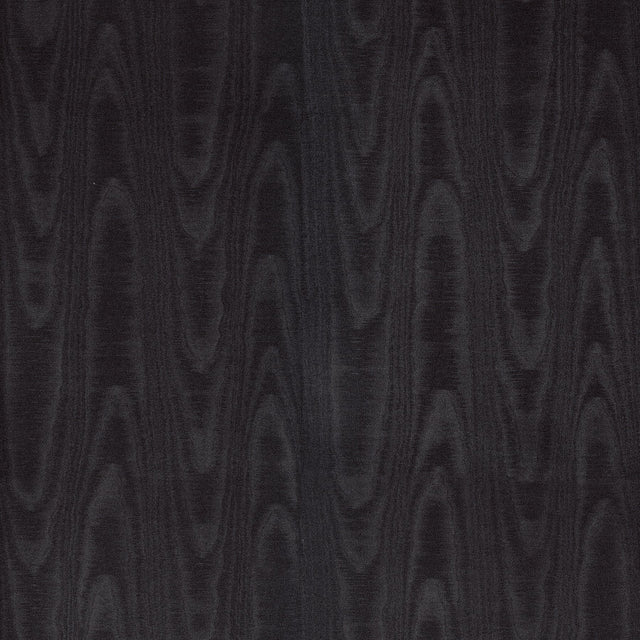 Angelina Black Moire Wallpaper with Glam Metallic Woodgrain Pattern - Sirpi 4058-24819