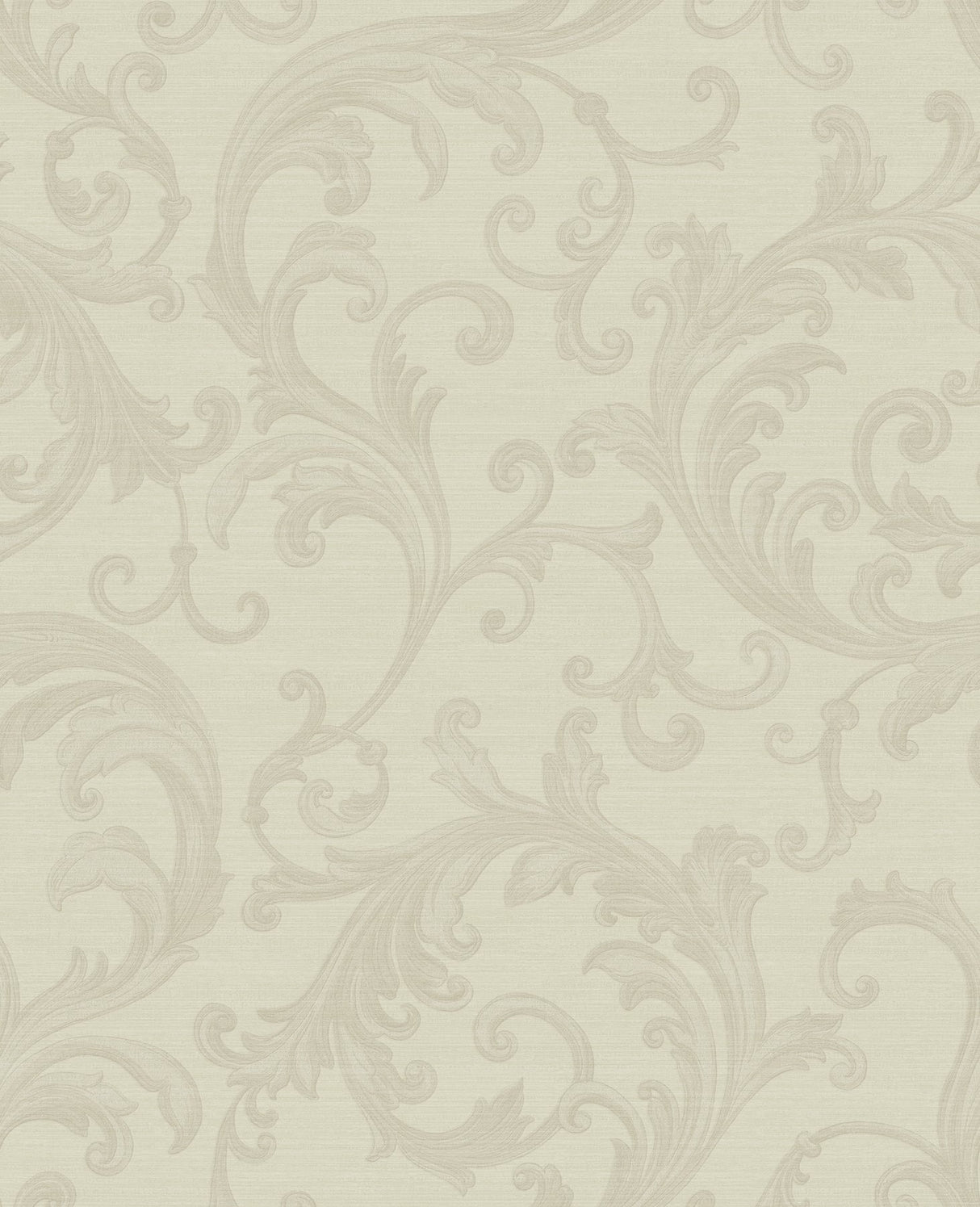 Noemi Cream Acanthus Wallpaper with Traditional Scrolls - Sirpi 4058-24832