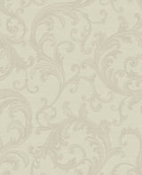 Noemi Cream Acanthus Wallpaper with Traditional Scrolls - Sirpi 4058-24832