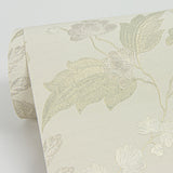 Vittoria Gold Floral Wallpaper with Raised Ink Botanical Pattern, Traditional Style - Sirpi 4058-24841