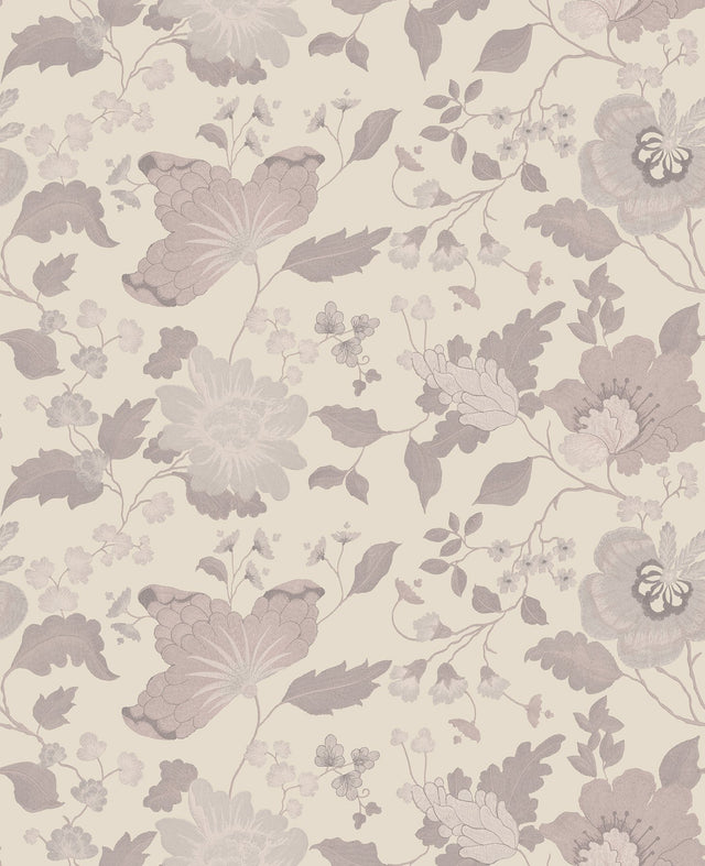 Vittoria Rose Floral Wallpaper with Raised Ink Botanical Motif - Sirpi 4058-24845