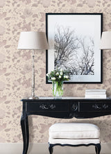 Vittoria Rose Floral Wallpaper with Raised Ink Botanical Motif - Sirpi 4058-24845