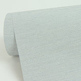 Aida Light Blue Horizontal Silk Wallpaper with Textured Fabric & Woven Look - Sirpi 4058-24856