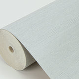 Aida Light Blue Horizontal Silk Wallpaper with Textured Fabric & Woven Look - Sirpi 4058-24856