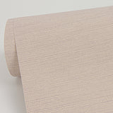 Aida Rose Horizontal Silk Wallpaper with Fabric & Woven Textures, Farmhouse Style - Sirpi 4058-24858