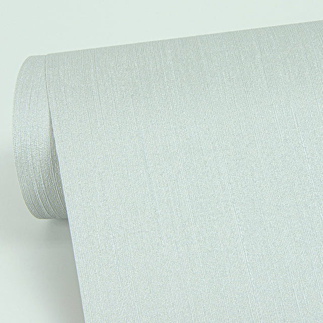 Pietra Light Blue Silk Wallpaper with Textured Fabric & Woven Look - Sirpi 4058-24870