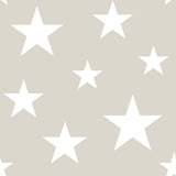 Amira Taupe Stars Wallpaper with Kids Graphic Star Pattern - Chesapeake 4060-128866