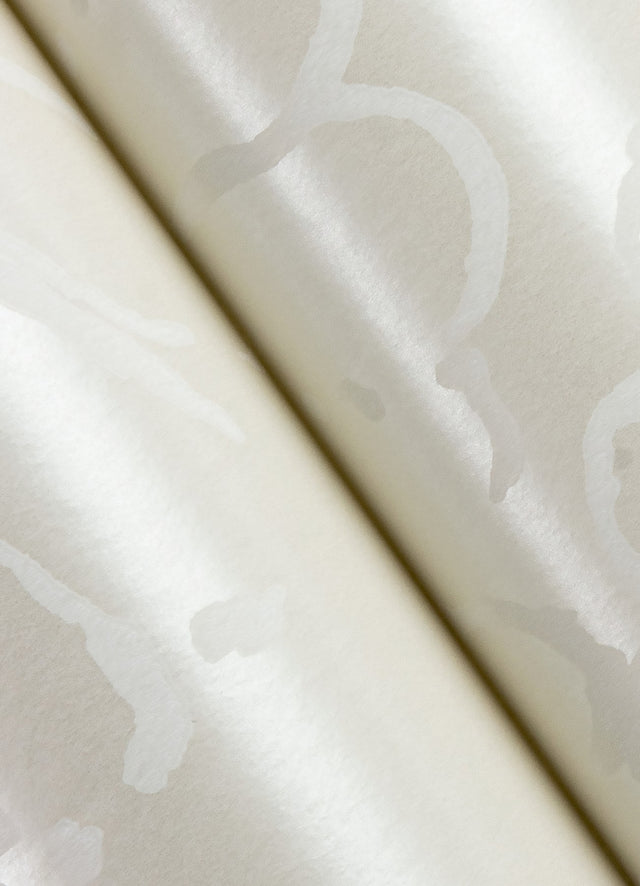 Sonnet Platinum Floral Wallpaper with Modern Botanical Flower Pattern - Chesapeake 4060-138910