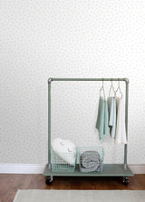 Pixie Grey Dots Wallpaper with Abstract Polka Dot Motif - Chesapeake 4060-138935