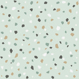 Ona Mint Terrazzo Wallpaper with Abstract Bohemian Pattern - Chesapeake 4060-139036