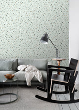 Ona Mint Terrazzo Wallpaper with Abstract Bohemian Pattern - Chesapeake 4060-139036