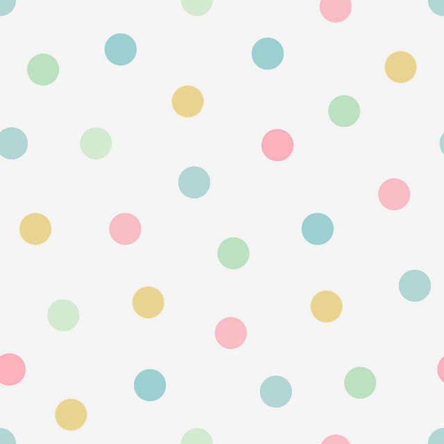 Jubilee Multicolor Polka Dots Kids Wallpaper - Chesapeake 4060-139041