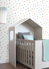 Jubilee Multicolor Polka Dots Kids Wallpaper - Chesapeake 4060-139041