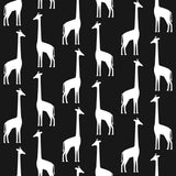 Vivi Black Giraffe Wallpaper with Kids Safari Motif - Chesapeake 4060-139062