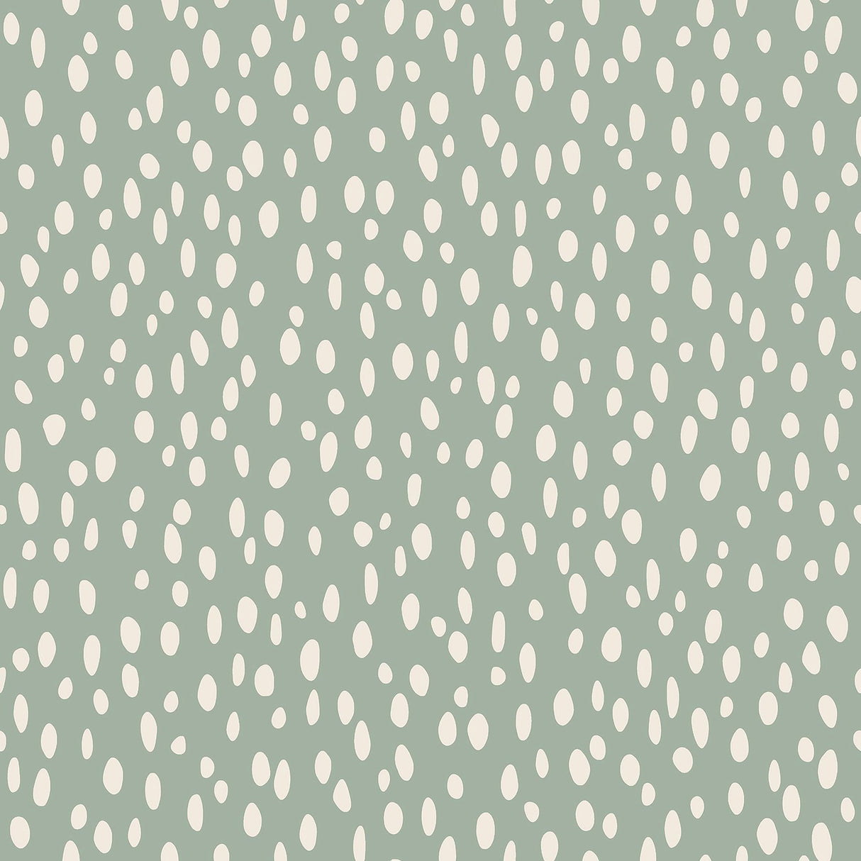 Willa Moss Dots Wallpaper Moss with Bohemian Polka Dots - Chesapeake 4060-139256