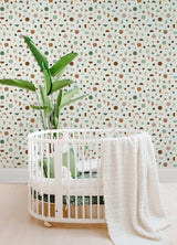 Marilee Multicolor Circles Wallpaper with Bohemian Geometric Pattern - Chesapeake 4060-139277