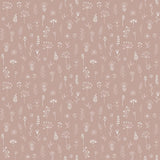 Tatula Rose Floral Wallpaper with Scandinavian Botanical Flower Pattern - Chesapeake 4060-139280