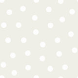 Jubilee Silver Polka Dots Wallpaper, Kids Graphics Non Woven Unpasted - Chesapeake 4060-347513