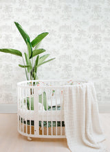 Boheme Platinum Animals Wallpaper with Safari Sketch Motif - Chesapeake 4060-347692