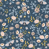 Zev Blue Butterfly Wallpaper with Kids Non Woven Pattern - Chesapeake 4060-58101