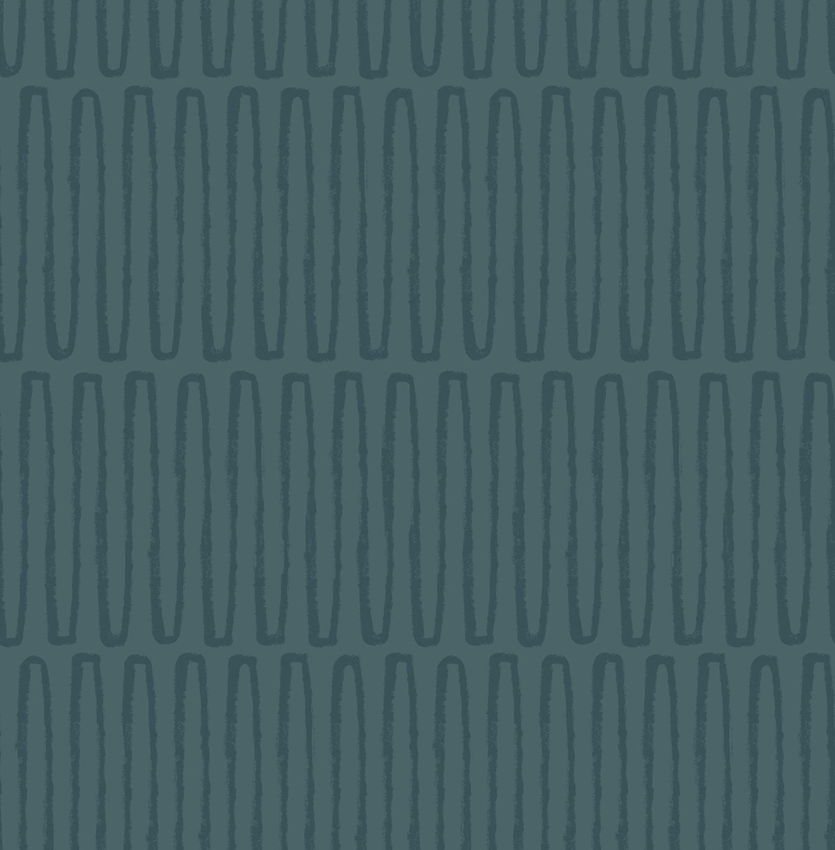 Lars Teal Retro Wave Wallpaper with Modern Geometric Pattern - A-Street Prints 4066-26505
