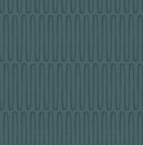 Lars Teal Retro Wave Wallpaper with Modern Geometric Pattern - A-Street Prints 4066-26505