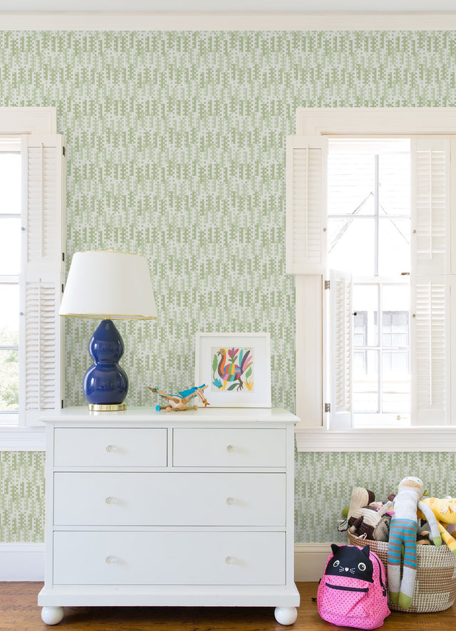 Erik Green Building Blocks Wallpaper with Retro Geometric Pattern - A-Street Prints 4066-26506