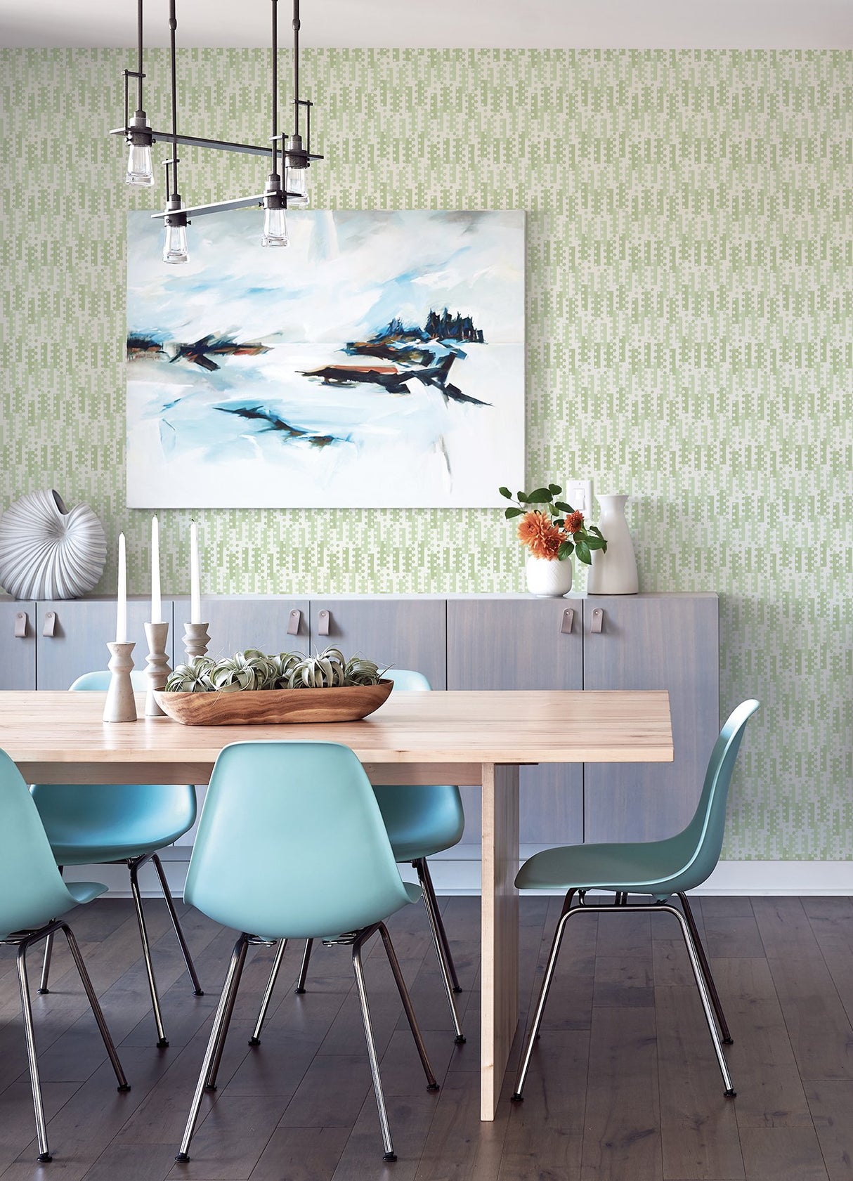 Erik Green Building Blocks Wallpaper with Retro Geometric Pattern - A-Street Prints 4066-26506