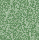 Elin Green Berry Botanical Wallpaper with Leaves Motif, Farmhouse Style - A-Street Prints 4066-26515