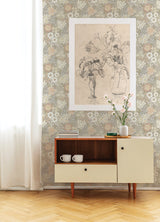 Karina Pastel Wildflower Garden Wallpaper with Botanical Floral Pattern, Farmhouse Style - A-Street Prints 4066-26523