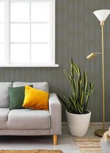 Nyle Dark Grey Chevron Stripes Wallpaper with Modern Graphic Chevron Pattern - A-Street Prints 4066-26529