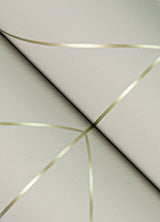 Sander Light Grey Geometric Wallpaper with Metallic Diamond Motif - A-Street Prints 4066-26545