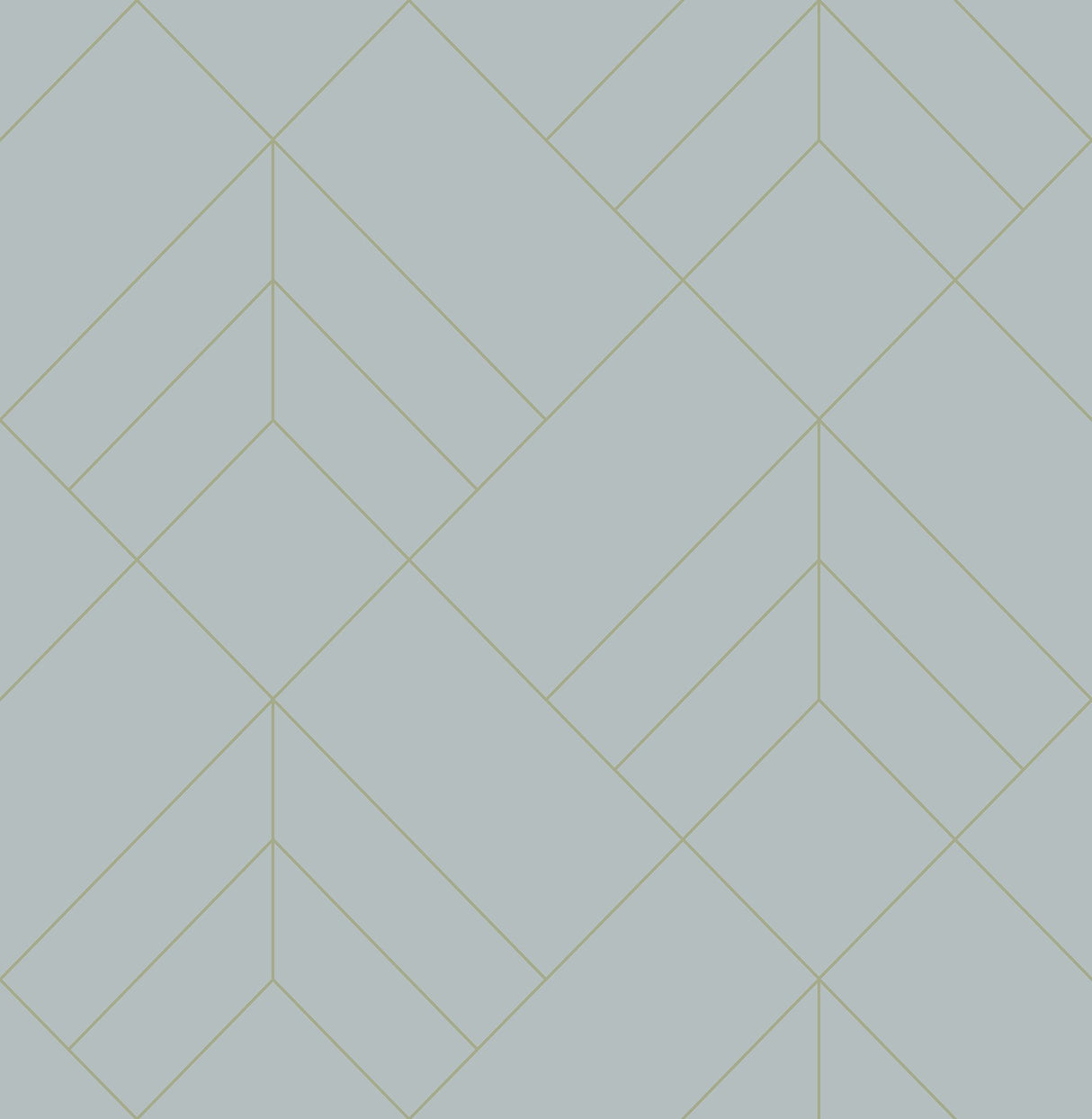 Sander Light Blue Geometric Wallpaper with Metallic Diamond Grid - A-Street Prints 4066-26547