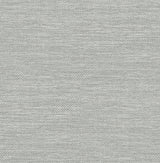 Malin Light Grey Faux Grasscloth Wallpaper with Raised Ink Texture - A-Street Prints 4066-26562