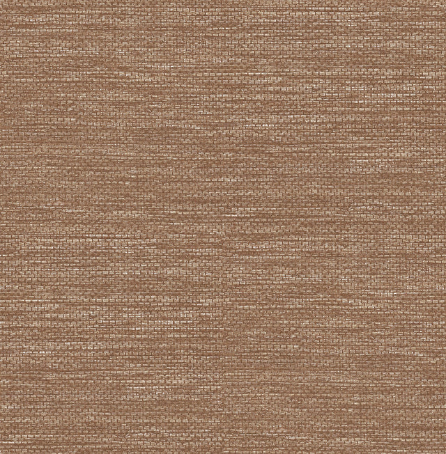 Malin Rust Faux Grasscloth Wallpaper with Modern Graphics Pattern - A-Street Prints 4066-26564