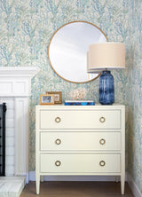 Kelp Garden Light Blue Tropical Reef Wallpaper with Coastal Undersea Motif - Chesapeake 4071-71003