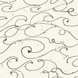 Kuroshio Charcoal Ocean Wave Wallpaper with Abstract Coastal Style - Chesapeake 4071-71008