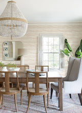 Rannell Peach Abstract Scallop Wallpaper with Coastal Abstract Motif - Chesapeake 4071-71047