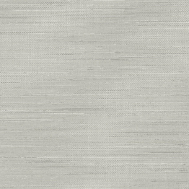 Spinnaker Grey Netting Wallpaper with Fabric & Woven Texture - Chesapeake 4071-71050