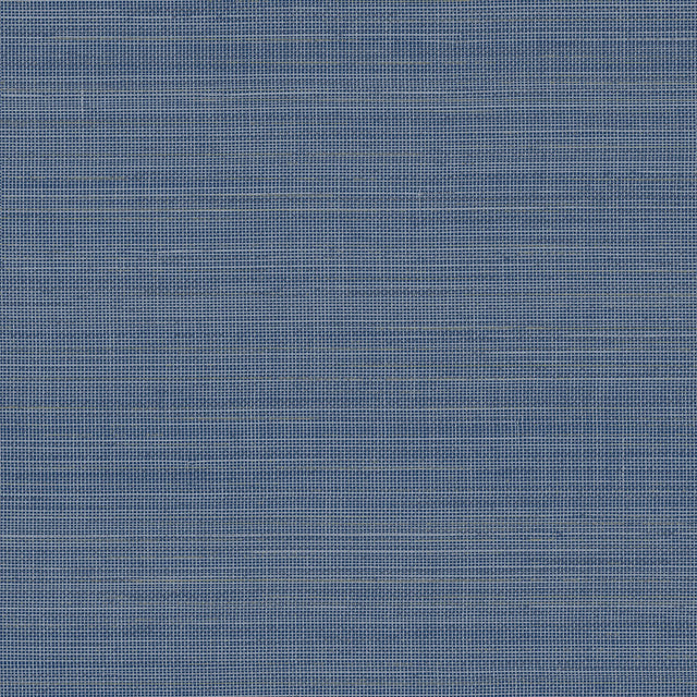 Spinnaker Navy Netting Wallpaper with Fabric & Woven Textures Pattern, Transitional - Brewster 4071-71051