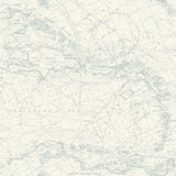 Charts Aqua Nautical Chart Wallpaper with Coastal Maps Pattern - Chesapeake 4071-71058