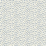 Sand Drips Blue Painted Dots Wallpaper with Abstract Coastal Motif - Chesapeake 4071-71060