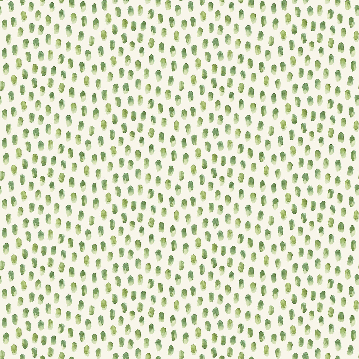 Sand Drips Green Painted Dots Wallpaper with Abstract Watercolor Dots - Chesapeake 4071-71062