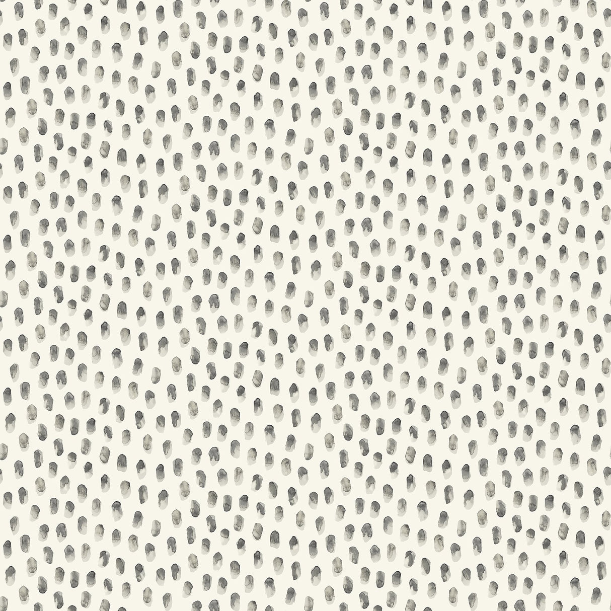 Sand Drips Dark Grey Painted Dots Wallpaper with Abstract Dotted Motif - Chesapeake 4071-71063