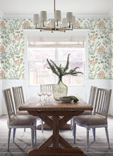 Frederique Multicolor Bloom Wallpaper with Country Botanical Floral Pattern - Chesapeake 4072-70002