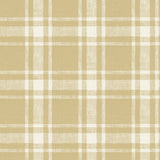 Antoine Wheat Flannel Wallpaper with Fabric & Woven Textures Country Style - Chesapeake 4072-70015