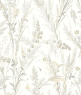 Hillaire Wheat Meadow Wallpaper with Botanical Country Pattern - Chesapeake 4072-70027