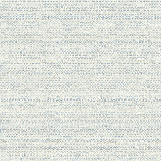 Balantine Light Blue Weave Wallpaper with Faux Fabric Texture - Chesapeake 4072-70056