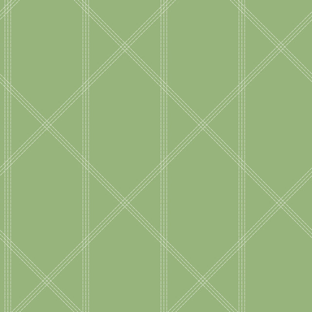 Walcott Light Green Stitched Trellis Wallpaper with Geometric Stitched Lattice - A-Street Prints 4074-26605