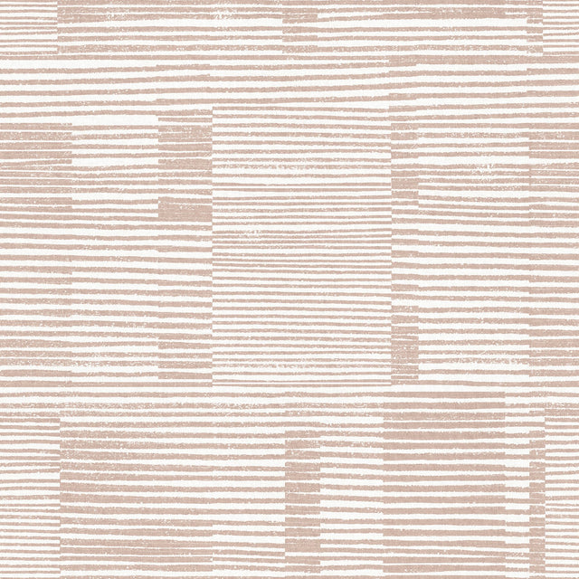 Callaway Pink Woven Stripes Wallpaper with Modern Abstract Stripe Pattern - A-Street Prints 4074-26618